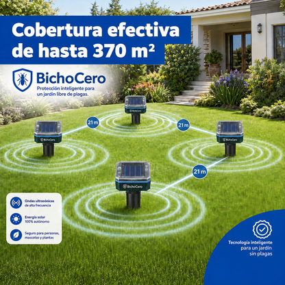 BichoCero JARDIN - Estaca Repelente Ahuyentador